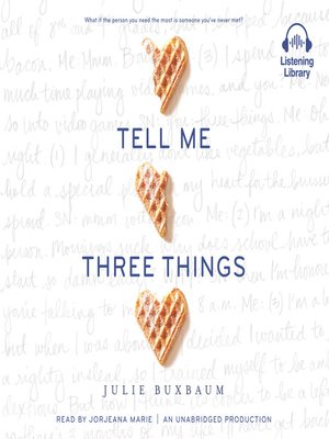 cover image of Tell Me Three Things